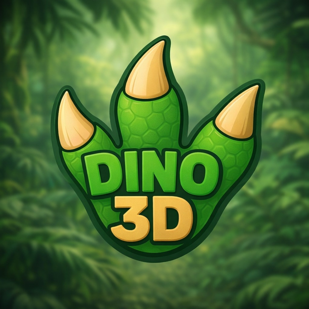 Dino 3D Logo